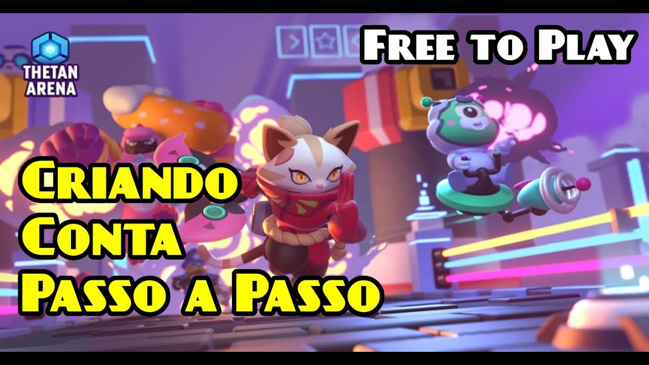 THETAN ARENA CRIANDO CONTA PASSO A PASSO