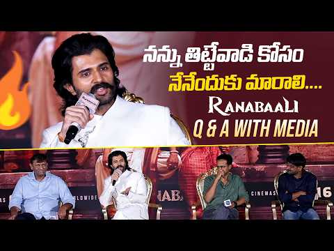 Vijay Deverakonda and #Ranabaali Team Q & A with Media | Ranabaali Trailer Launch