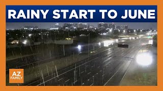 How does June rain impact Arizona's drought?