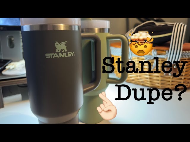 Replying to @Abigail stanley cup vs stanely DUPE results!! 🤯 #stanley