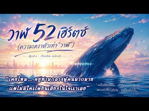 วาฬ 52 เฮิรตซ์ (ความเหงาตัวเท่า “วาฬ”) - เป็นต่อ-อนันต์ [Official Audio]