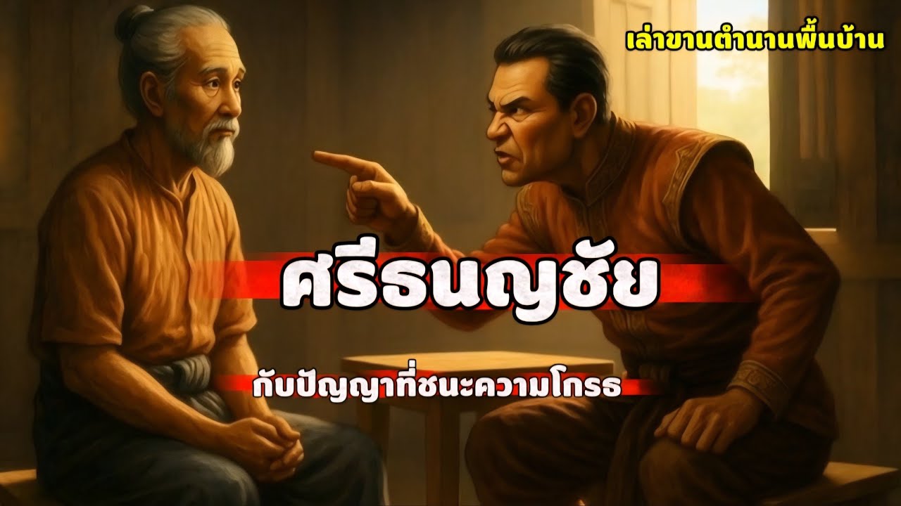 ตำนานเรื่อง✨️ ศรีธนญชัยกับปัญญาที่ชนะความโกรธ 