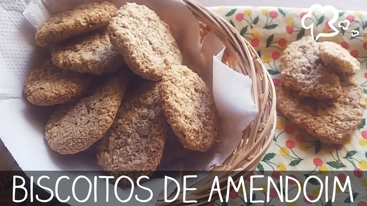 BISCOITOS DE AMENDOIM (APENAS 4 INGREDIENTES) BRISANDO NA COZINHA #10