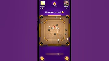 He pocketed wrong puck | 100k coins | Carrom Pool | Carromlane