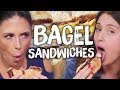 INSANE Bagel Sandwich Combinations!! (Cheat Day)
