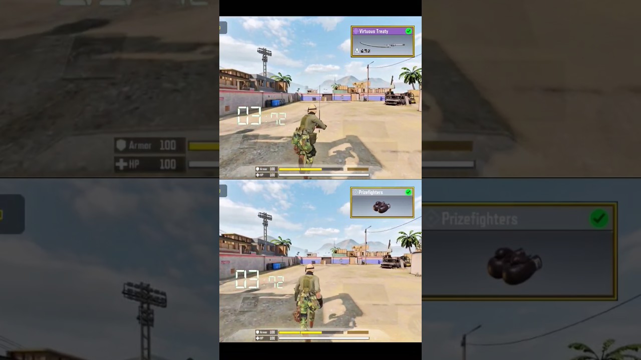 Katana vs Prizefighter Melee Speed Test 🤯 Cod Mobile 