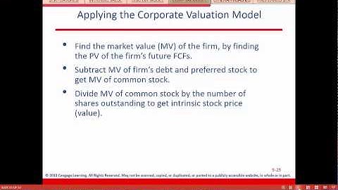 5_Chapter 9 Corporate Valuation Model