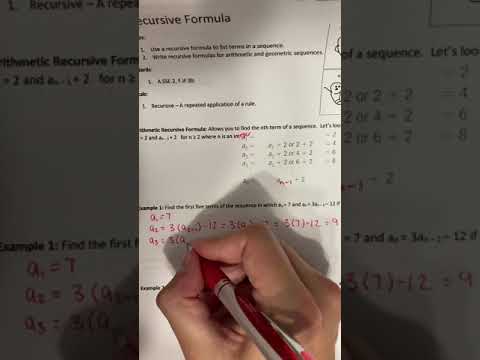 7.8 Recursive Formula