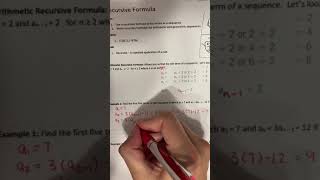 7.8 Recursive Formula