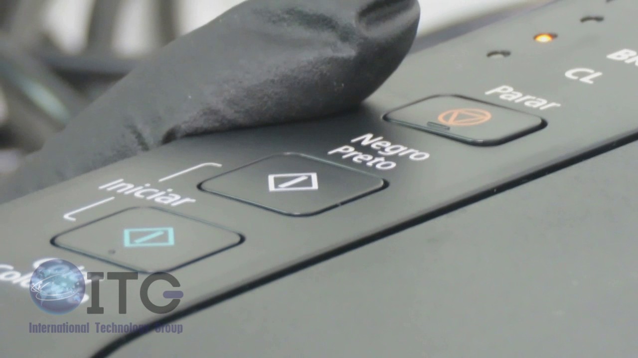 Impresora Canon PIXMA E471 Error de tinta - YouTube