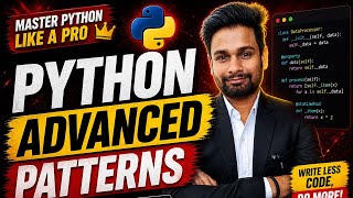 Python Patterns Advanced 🔥 Stop Writing Basic Code ❌ | Interview Logic