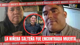 GUADALUPE RAMOS, the missing nanny from Salta, has been found DEAD