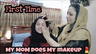 My Mom Does My MAKEUP🙈 💄 Amber Naz official ❤️