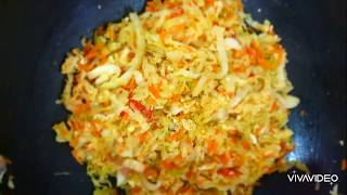 Kobis Goreng Telur /Stir Fried Cabbage with Egg /முட்டைக்கோஸ்