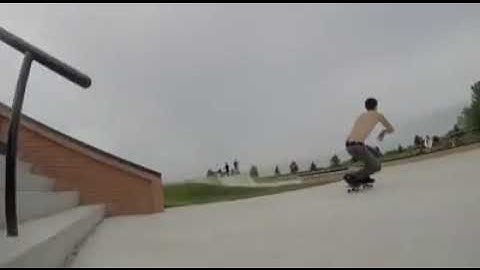 fun 6 stair rail b/s boardslide