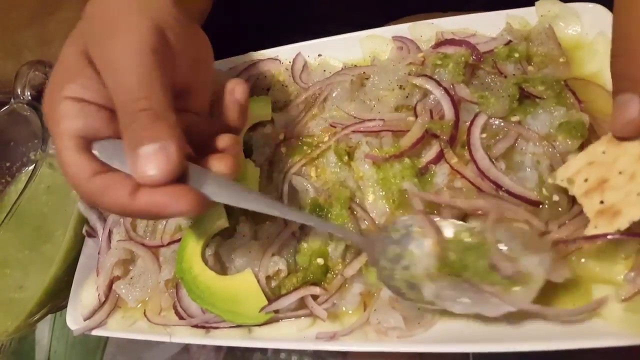 Aguachile de camarón - YouTube