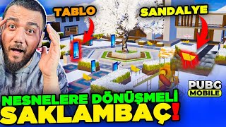 İMKANSIZ ZOR SAKLAMBAÇ! HERKES NESNELERE DÖNÜŞÜYOR! PUBG Mobile Saklambaç