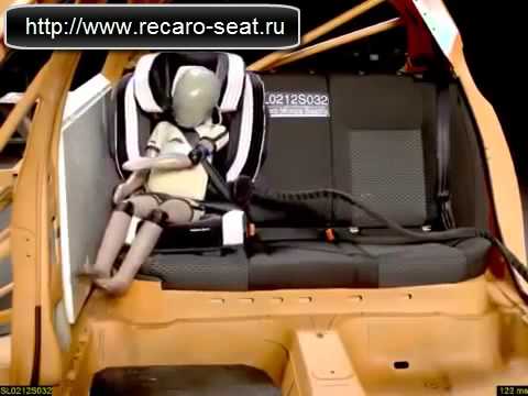 Краш-тест детского автокресла Recaro Monza Nova 2 Seatfix Краш-тест детского автокресла Recaro Monza Nova 2 Seatfix