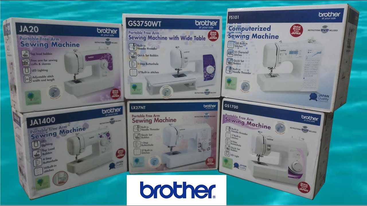 कोनसा मशीन ख़रीदे, Brother Sewing Machine, JA20 , JA1400 , GS1700
