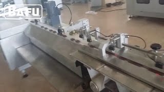 DWM300B double twist chocolate packaging machine with auto feeding line