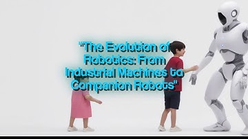 The Evolution of Robotics: From Industrial Machines to Companion Robots