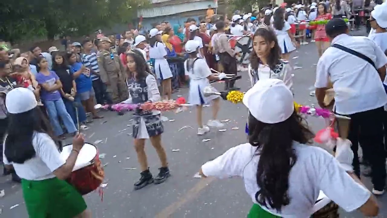 Pesona Drumband SMA PGRI Waingapu Sumba Timur NTT#karnaval#sumba#trending#nttpride