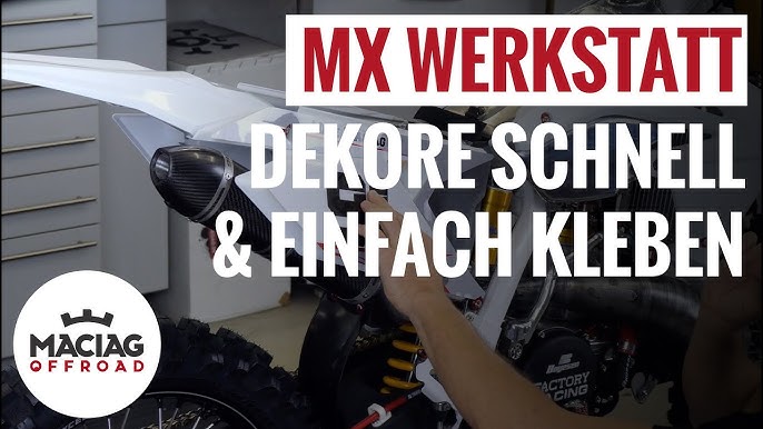 Auspuff Dämmmaterial / Dämmwolle wechseln am KTM Motocross Bike 