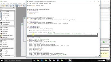 Python PyQt : Authentication of  User for Login