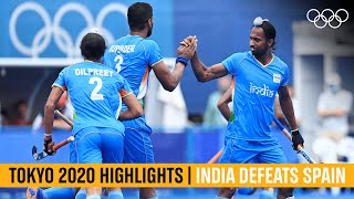 India defeat Spain 3-0 🏑 | #Tokyo2020 Highlights