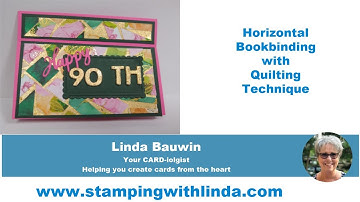 Horizontal Bookbinding Card