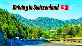 Driving In Switzerland 🇨🇭 | Driving in Switzerland 4k