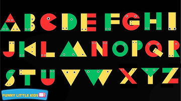 ABC Song for Kids | Learn Alphabet A to Z with Shapes : Circle, Triangle, Square | Shapes ABC Song