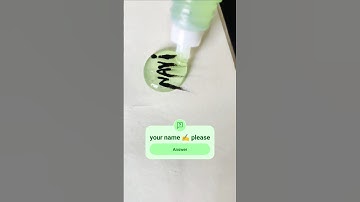 BUBBLE NAME latter Art #shorts#deepindiy#calligraphy#nameart#bubblesort#latteart#diy#diycalligraphy