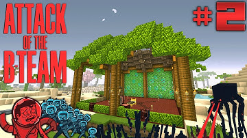 Minecraft Modded Survival - Oasis Base - Attack of the B-team Ep 2