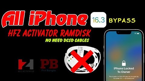 All iPhone iOS 16.3 Bypass iCloud id Bypass iOS 15.7.3 without dcsd cables