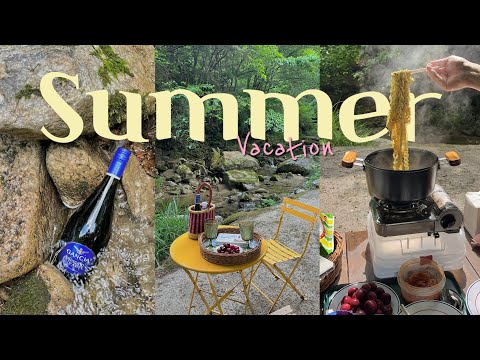 VLOG 여행 브이로그 | 🍉 6월의 짧은 여름휴가•강원도 여행•국내여행•에어비앤비 추천•속초 맛집•계곡•카페 추천•항아리물회•스톤크릭