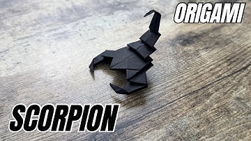Easy Origami Scorpion Tutorial Step By Step | How to Make Origami Scorpion