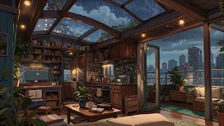 Rainy Night Haven lofi Beats for Study Work Relaxation