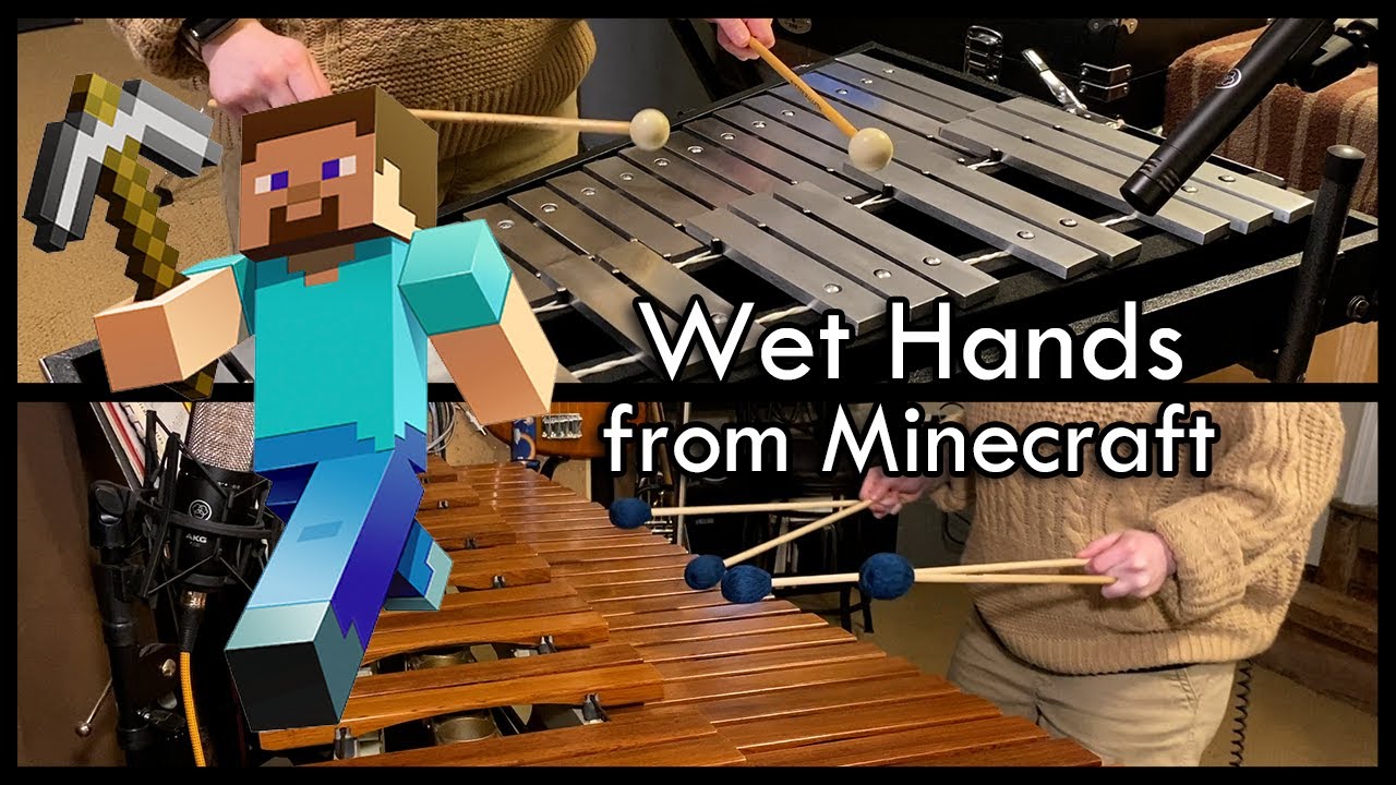Wet Hands Minecraft (Glockenspiel/Marimba Cover) 12 Days of VGM