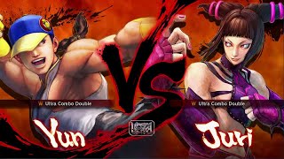 Ultra Street Fighter 4 - Yun Vs Juri Hardest
