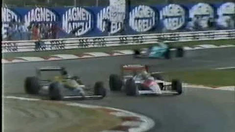 1988 F1 Monza Senna Schlesser collision