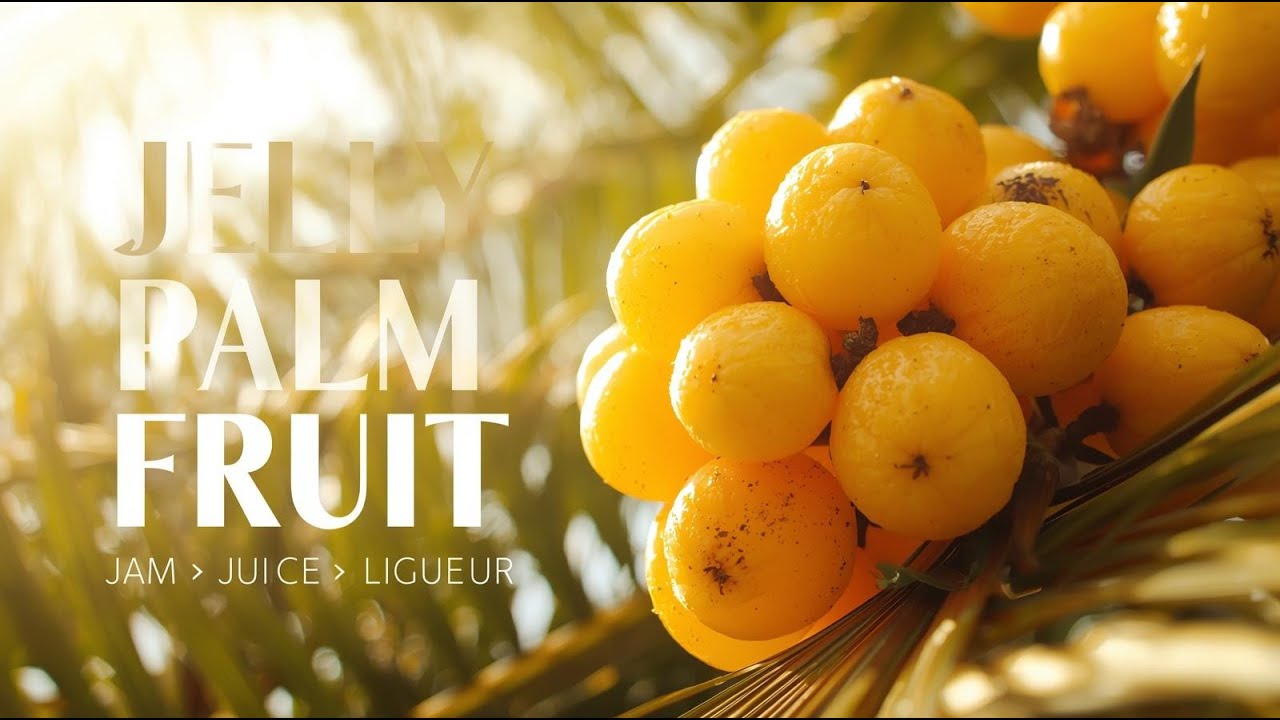 Jelly Palm Fruit: Tropical Berries for Jams, Juice & Liqueur