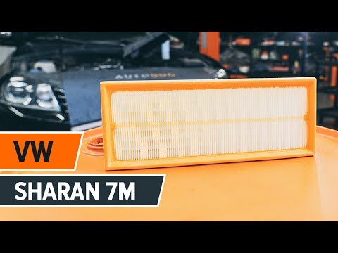 Jak vyměnit vzduchový filtr motoru na VW SHARAN 7M [Návod]