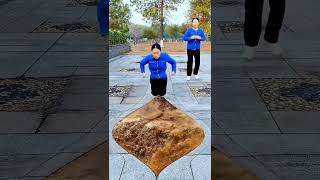 Special Effects The rolling Yellow River water suddenly appeared underground in the park sksj