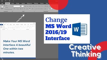 How To Change The Interface Color of MS Word? || Ms Word || Interface|| Styles