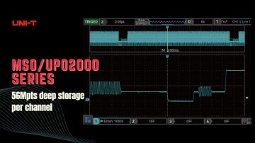 UNI-T MSO/UPO2000 Series: Maximize Waveform Precision with 56Mpts Memory Depth