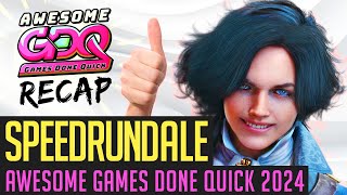 AWESOME GAMES DONE QUICK 2024 Recap | Speedrundale