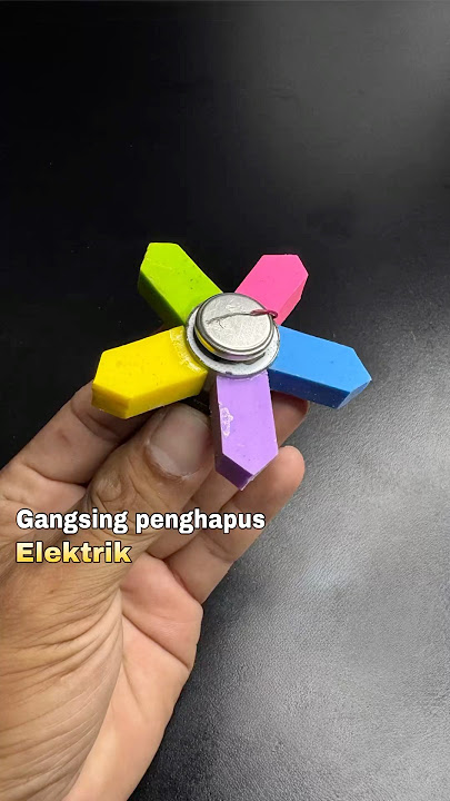 Gangsing penghapus versi elektrik #diy #gangsingpenghapus #gangsingpemadam