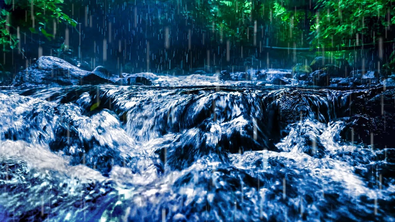 Relaxing Stream Sounds & Rain Noise for Sleeping