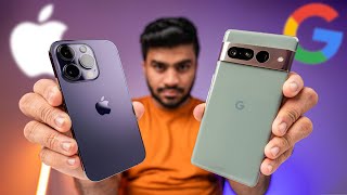 iPhone 14 Pro vs Google Pixel 7 Pro Detailed Comparison - Real Android vs Real iPhone 😳